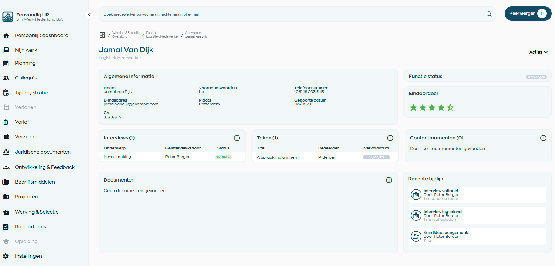 Interviewresultaten samenvatten en opslaan
